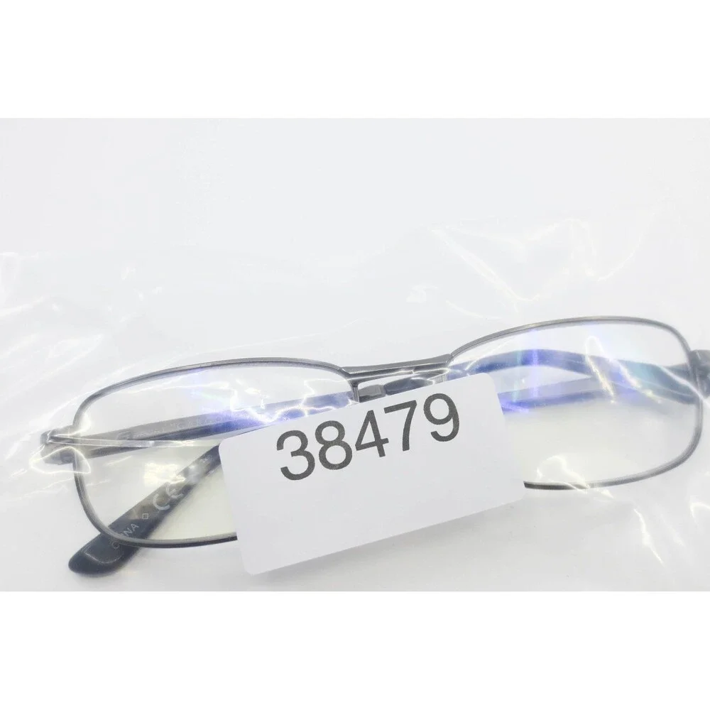 G Sport by Gargoyles Contract Gunmetal Rectangular Eyeglass Frames 55-17-145 GUN
